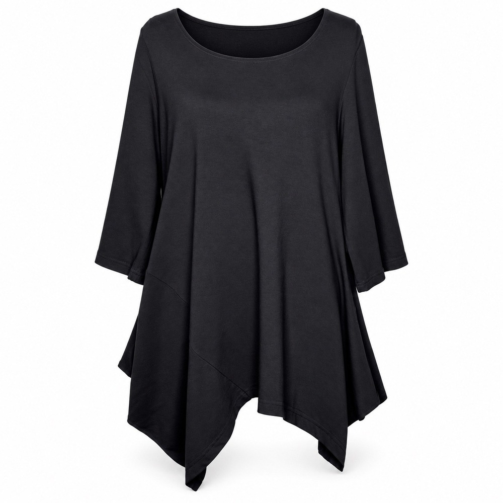 Bryn Walker Tunic Top S Conrad Lagenlook Asymmetric Hem Oversized whimsigoth